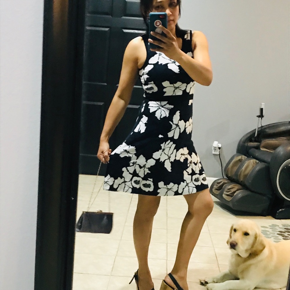 Floral sweater dress 👗